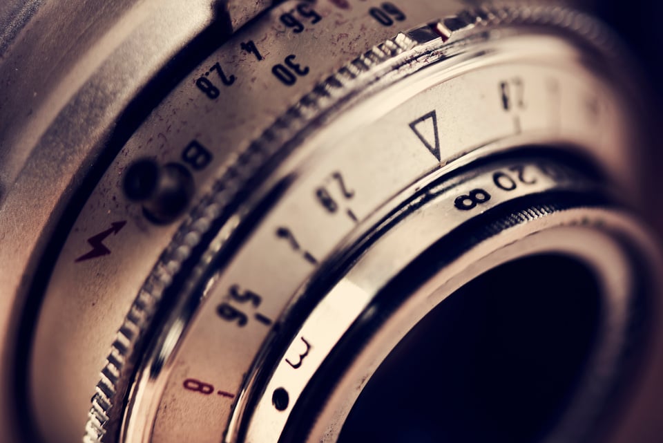 Lens of an Old Camera